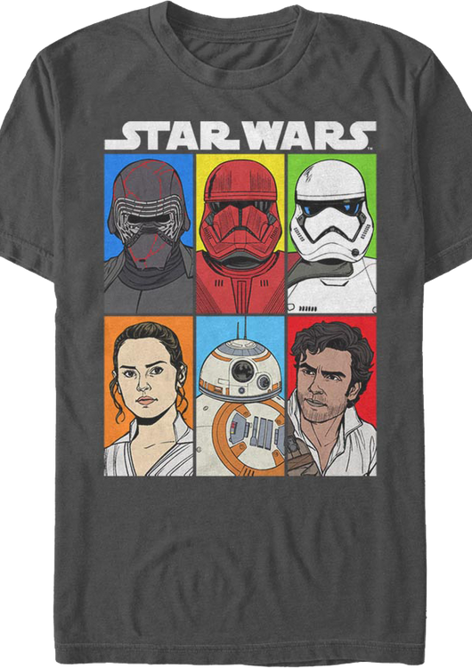 Good And Evil Pop Art Star Wars T-Shirt - main product image