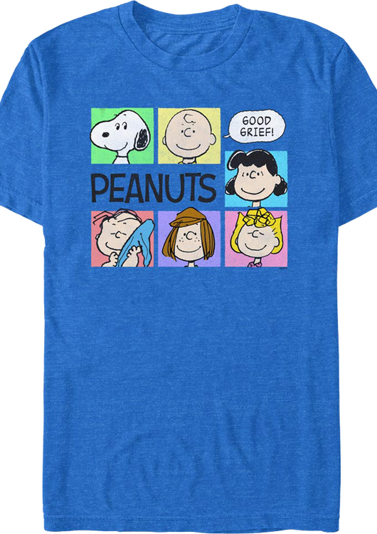 Good Grief Blocks Peanuts T-Shirt - main product image