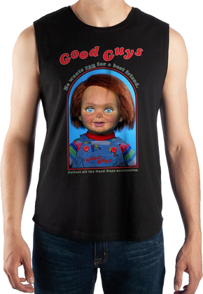 Good Guys Doll Chucky Child's Play Muscle Tank Top