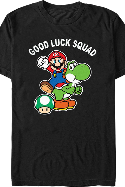 Good Luck Squad Super Mario Bros. Nintendo T-Shirtmain product image