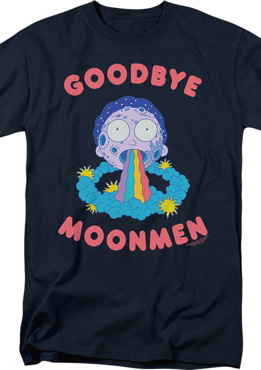 Goodbye Moonmen Rick And Morty T-Shirt - main product image
