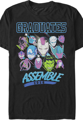 Graduates Assemble 2026 Avengers Marvel Comics T-Shirt