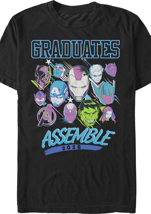Graduates Assemble 2026 Avengers Marvel Comics T-Shirt - main product image