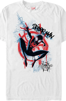 Graffiti Spider-Man Into The Spider-Verse T-Shirt