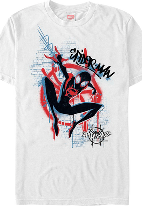 Graffiti Spider-Man Into The Spider-Verse T-Shirt