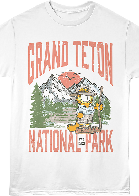 Grand Teton National Park Garfield T-Shirt - main product image