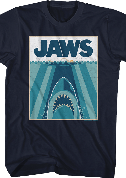 Graphic Poster Jaws T-Shirt - main product image