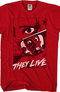 Graphic Poster They Live T-Shirt