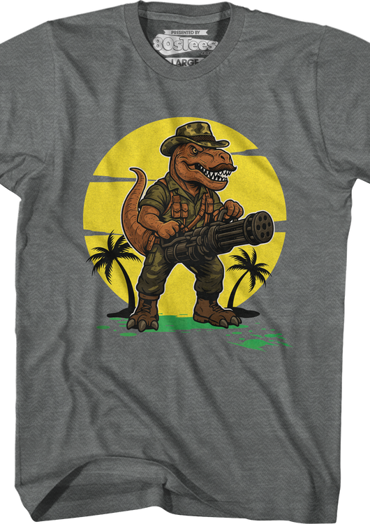 Graphite Heather Simple Sexual Tyrannosaurus T-Shirt - main product image