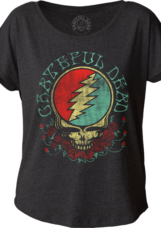 Ladies Grateful Dead Dolman Shirt - main product image