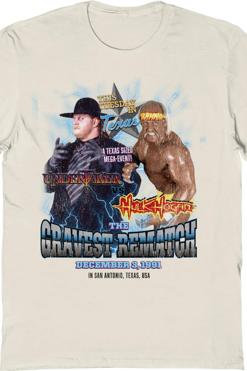 Gravest Rematch Undertaker vs. Hulk Hogan T-Shirtmain product image