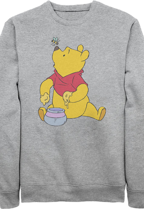 Gray Honey Bee Winnie The Pooh Sweatshirt