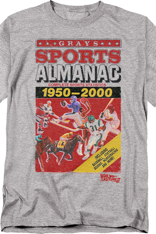 Grays Sports Almanac Back To The Future T-Shirtmain product image