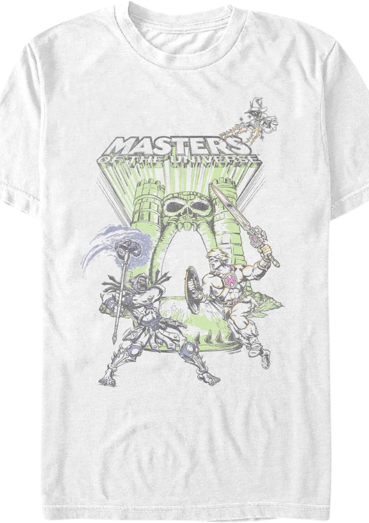 Grayskull Duel Masters Of The Universe T-Shirt - main product image