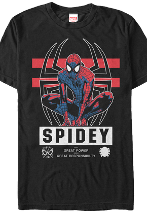 Great Responsibility Spider-Man T-Shirt