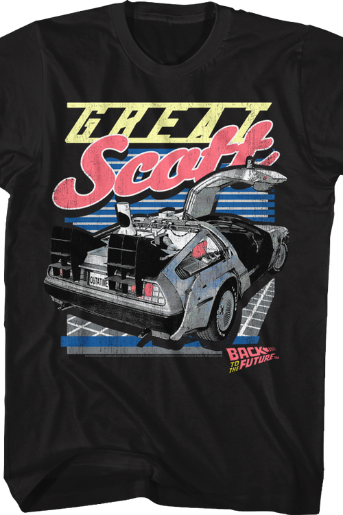 Great Scott DeLorean Back To The Future T-Shirtmain product image