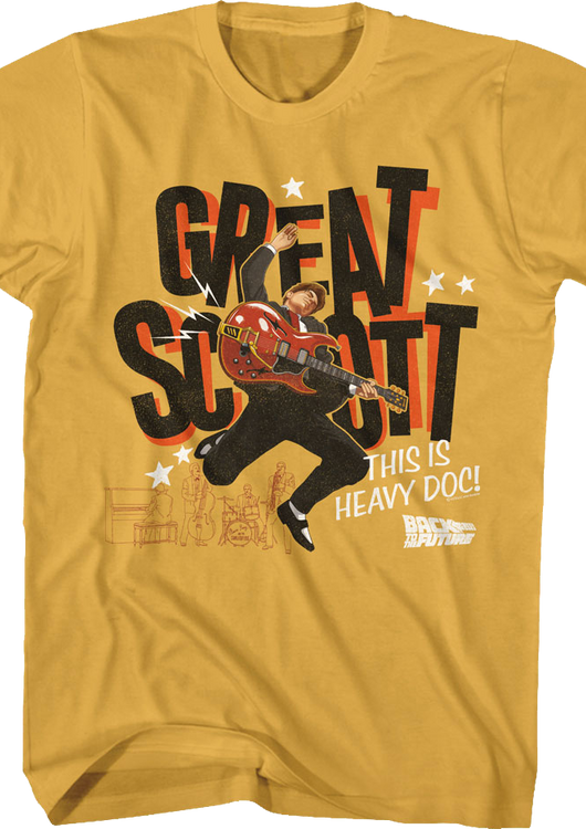 Great Scott Guitar Solo Back To The Future T-Shirt - main product image