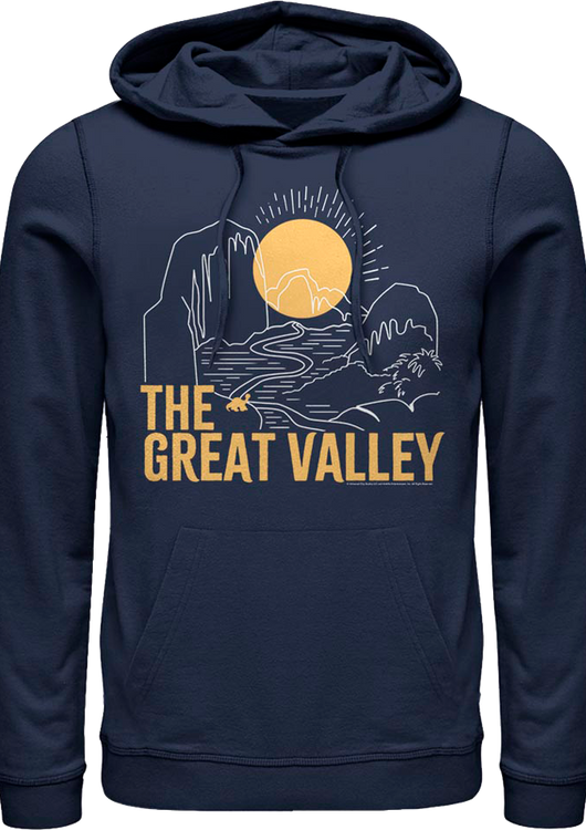 Great Valley Sketch Land Before Time Hoodie - main product image