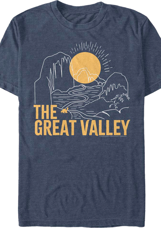 Great Valley Sketch Land Before Time T-Shirt - main product image