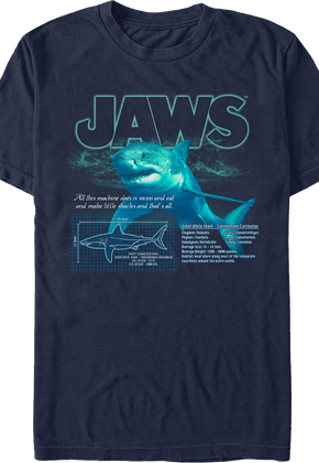 Great White Shark Jaws T-Shirt