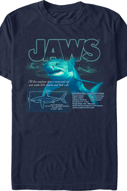 Great White Shark Jaws T-Shirtmain product image