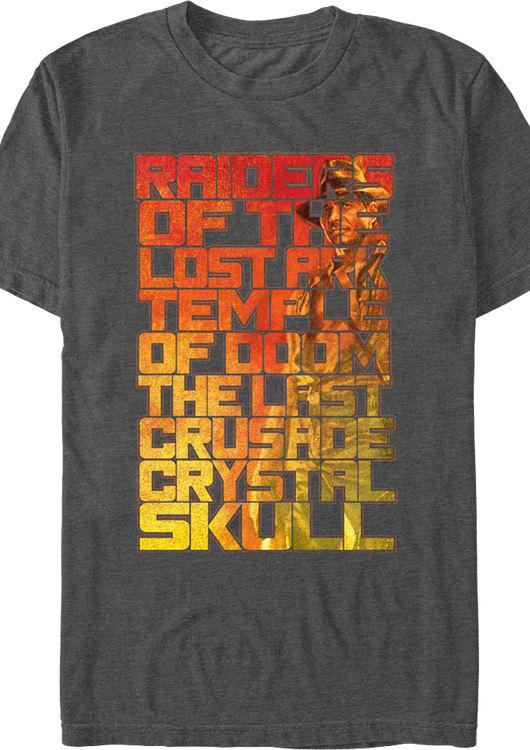Greatest Adventures Indiana Jones T-Shirt - main product image