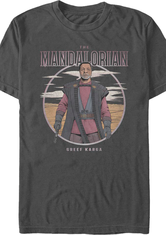 Greef Karga Illustration The Mandalorian Star Wars T-Shirt - main product image