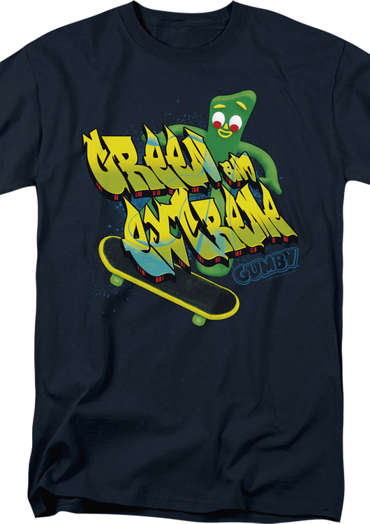 Green And Extreme Gumby T-Shirt - main product image