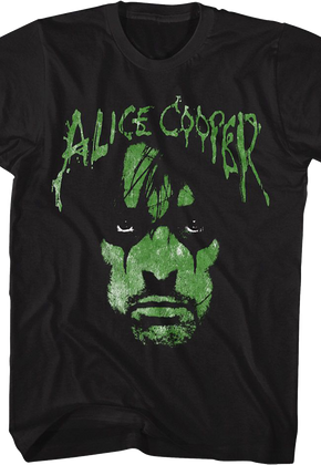 Green Face Alice Cooper T-Shirt