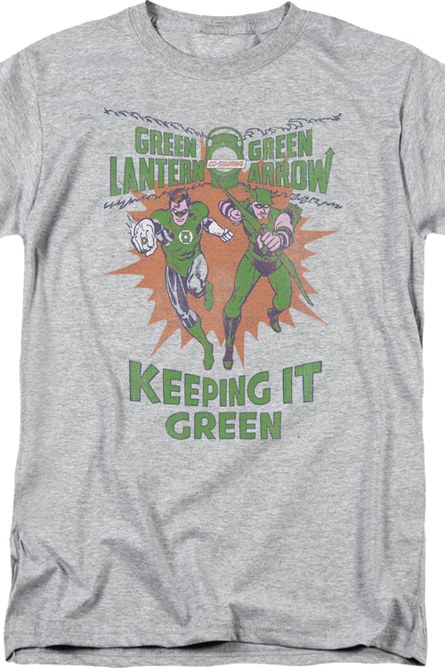 Green Lantern And Green Arrow Keeping It Green DC Comics T-Shirt - main product image