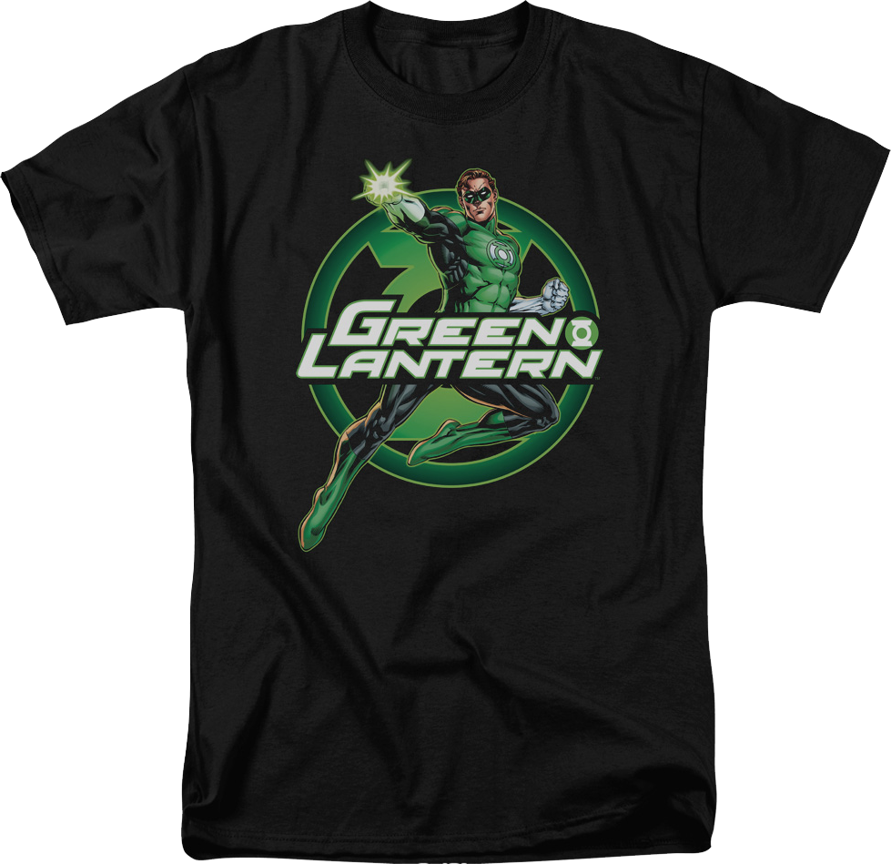T-shirt Vintage DC Comics Green Lantern Alan Scott - Taille M Noir 100% Coton - Occasion TB état