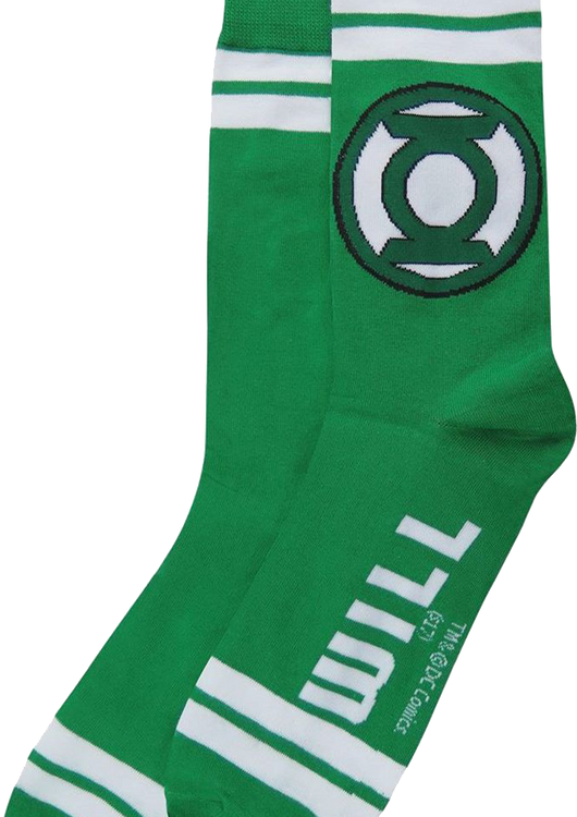 Green Lantern Logo DC Comics Socks - main product image