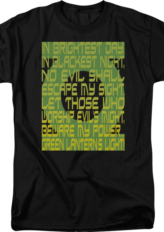 Green Lantern Oath DC Comics T-Shirt - main product image