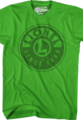 Green Logo Lionel Trains T-Shirt
