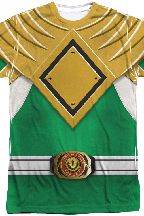 Green Ranger Sublimation Costume Shirt - main product image