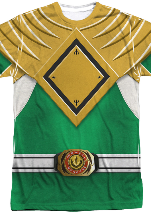 Green Ranger Sublimation Costume Shirt - main product image