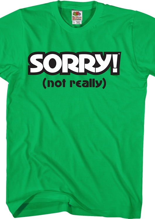 Green Sorry T-Shirt - main product image