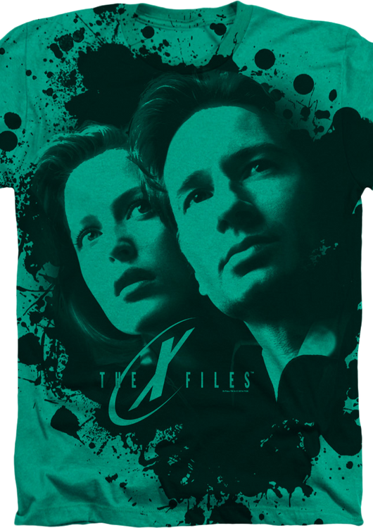 Green X-Files T-Shirt - main product image