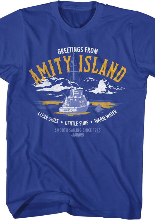 Greetings From Amity Island Jaws T-Shirt - main product image