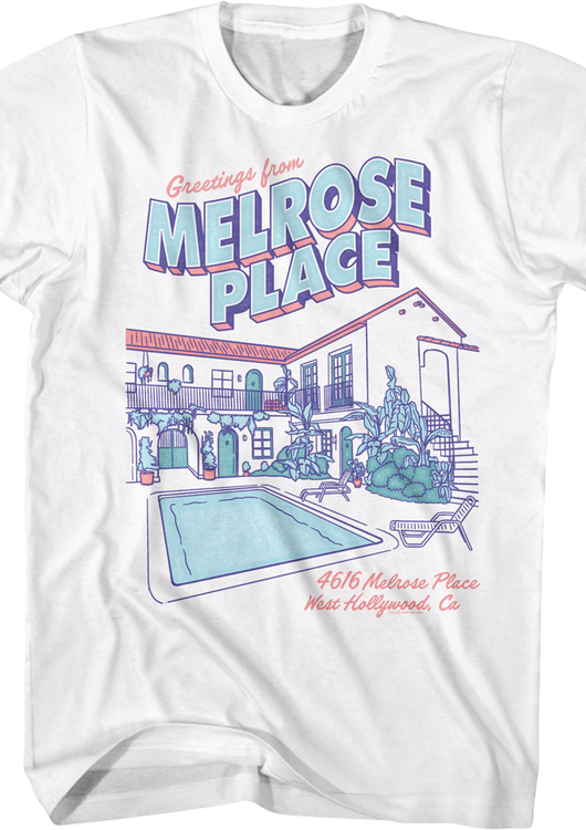 Greetings from Melrose Place T-Shirt - main product image