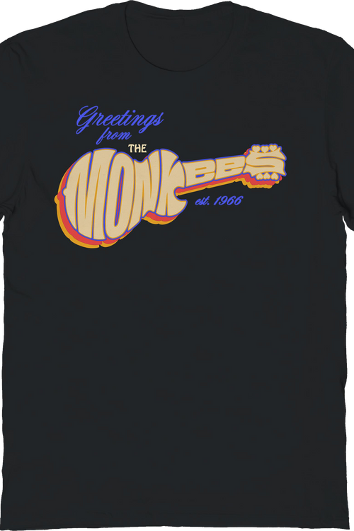 Greetings From The Monkees T-Shirtmain product image