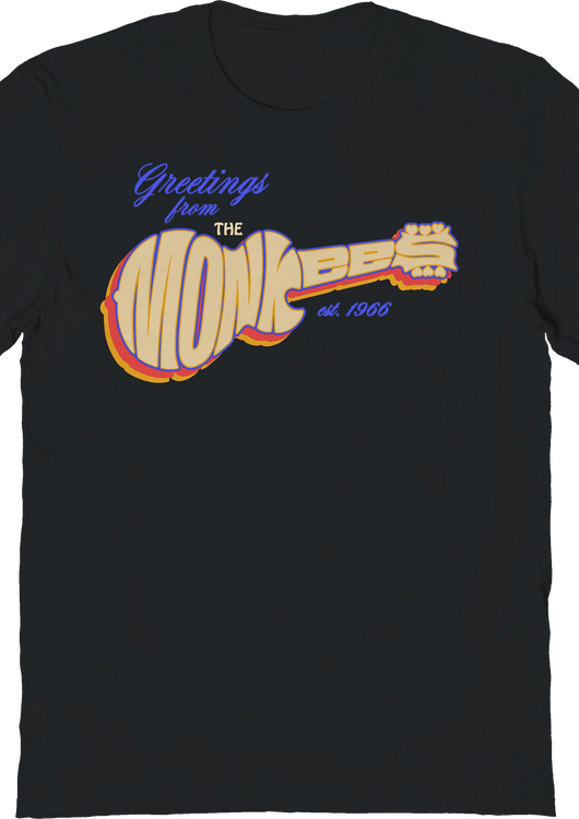 Greetings From The Monkees T-Shirt - main product image
