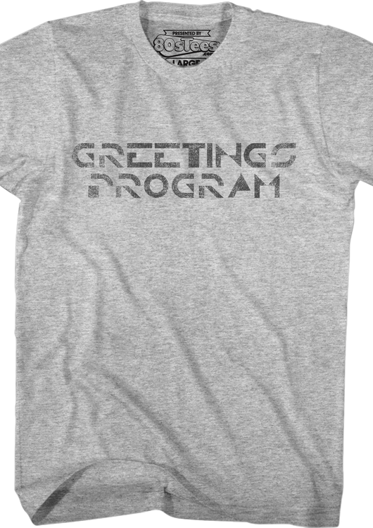 Greetings Program Tron T-Shirt - main product image