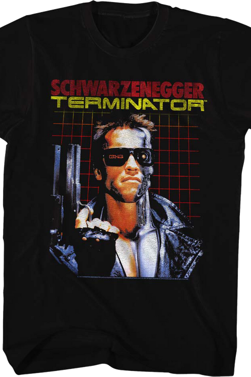 Grid Poster Terminator T-Shirt - main product image