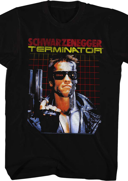 Grid Poster Terminator T-Shirt - main product image