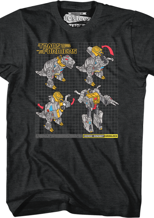 Grimlock Modes Transformers T-Shirt - main product image