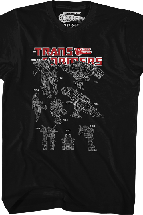 Grimlock Patent Transformers T-Shirtmain product image