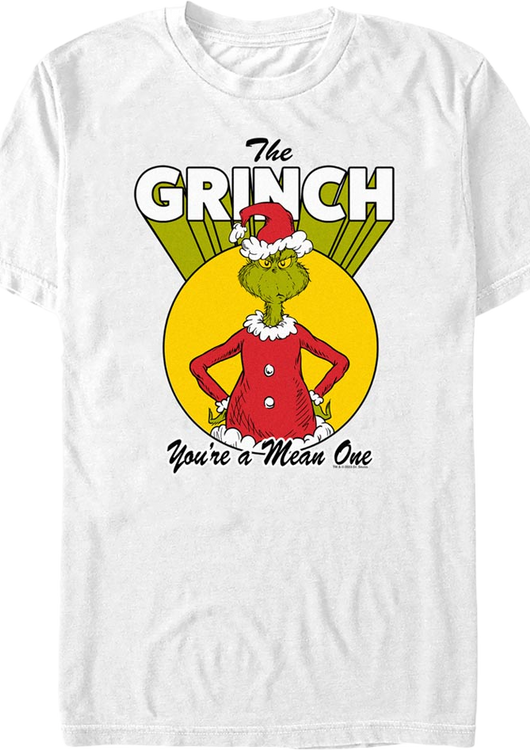Grinch You're a Mean One Dr. Seuss T-Shirt - main product image
