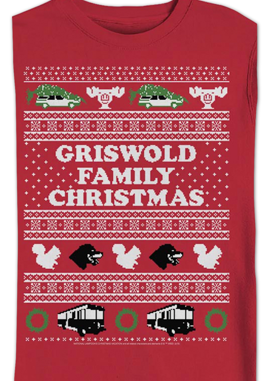 Griswold Faux Ugly Sweater Christmas Vacation Sweatshirt - main product image