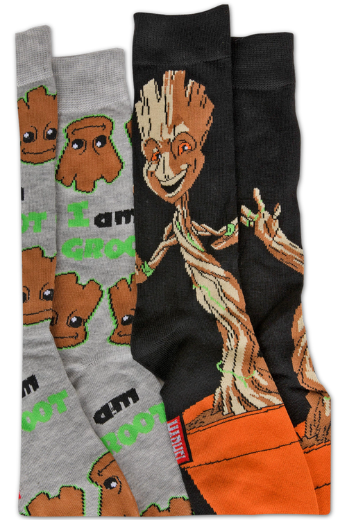 Groot 2-Pack Marvel Comics Socksmain product image